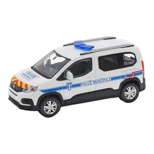 Peugeotプジョー Rifter 2019 Police Municipale ホワイト / Norev 1/43 ミニカー