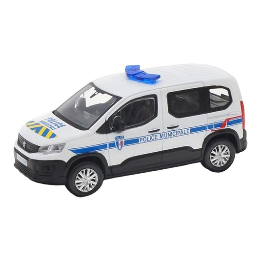 Peugeotプジョー Rifter 2019 Police Municipale ホワイト/ブルー/イエロー / Norev 1/43 ミニカー