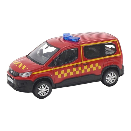 Peugeotプジョー Rifter 2019 消防車 レッド/イエロー / NOREV 1/43 ミニカー