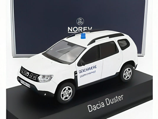 DACIA ダスター 警察犬チーム 2020 ホワイト/ Norev 1/43 ミニカー