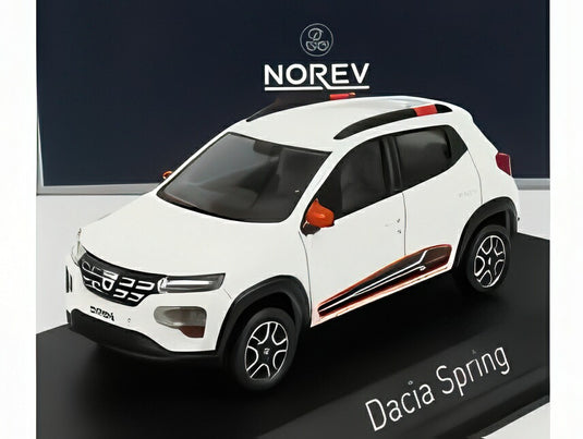 DACIA スプリング コンフォートプラス 2022 カオリンホワイト/ Norev 1/43 ミニカー