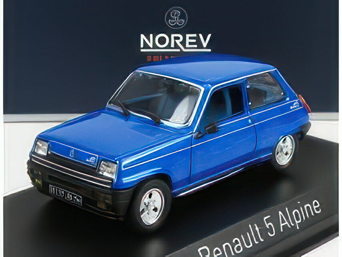 RENAULT R5 ALPINE 1977 BLUE MET/NOREV 1/43ミニカー