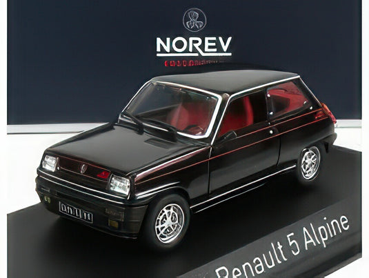 RENAULT R5 ALPINE 1977 BLACK/NOREV 1/43ミニカー