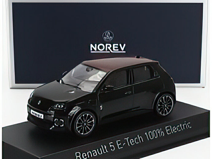 RENAULT R5 E TECH FULL ELECTRIC 2025 DIAMOND BLACK RED/Norev 1/43ミニカー