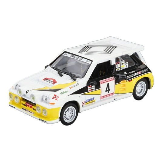 Renaultルノー R5 Maxi Turbo #4 Carlos Sainz Antonio Boto ラリープリンシペデアストゥリアス 1986 ホワイト ブラック イエロー / Norev 1/43 ミニカー
