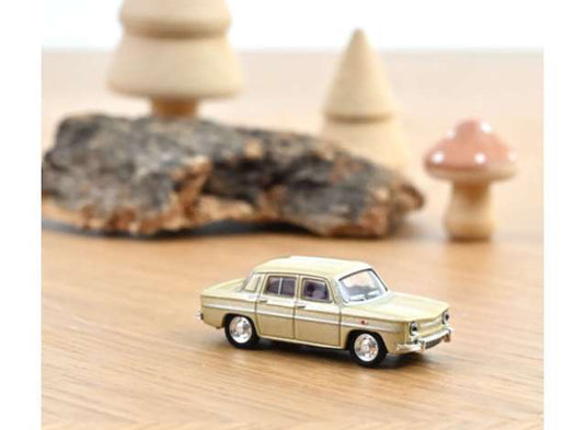 1964 ルノー 8 ベージュメタリック Renault 8 ミニカー ヘルパ 1/87 / Norev 1/87 ミニカー