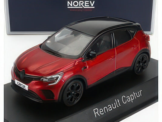 RENAULT CAPTUR RIVE GAUCHE 2022 FLAME RED BLACK/NOREV 1/43ミニカー