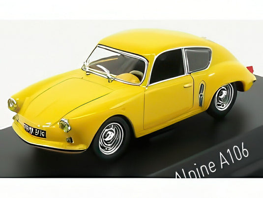 RENAULT ALPINE A106 1956 イエロー/ Norev 1/43 ミニカー
