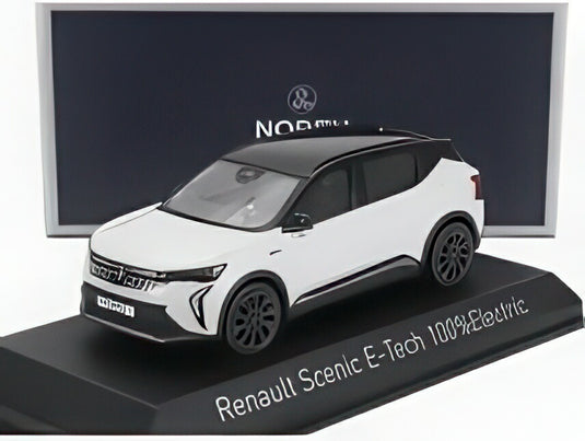 RENAULT SCENIC E-TECH フル電気自動車 エスプリ アルピーヌ 2024 パールホワイト/ Norev 1/43 ミニカー