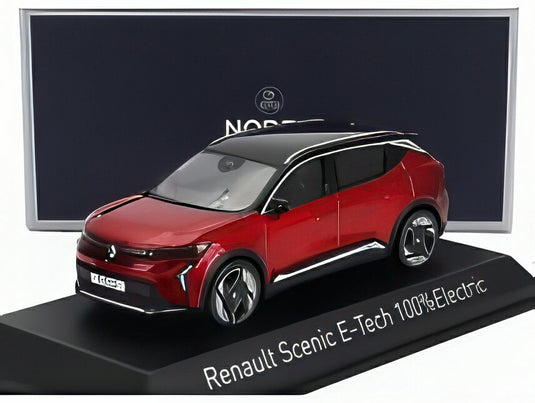 RENAULT セニック E-TECH フルエレクトリック 2024 フレームレッドブラック/ Norev 1/43 ミニカー