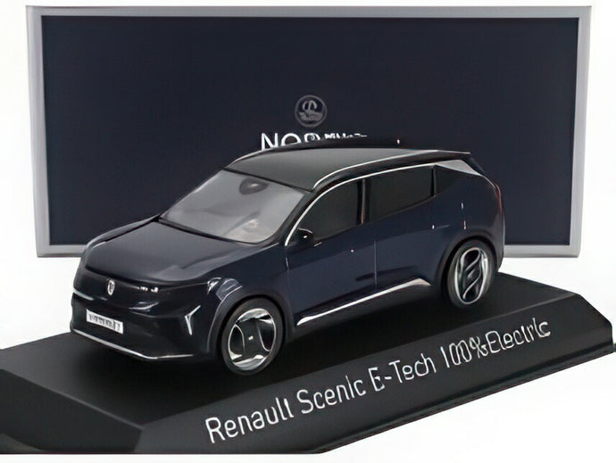 RENAULT SCENIC E-TECH フル電気自動車 2024 ミッドナイトブルー/ Norev 1/43 ミニカー