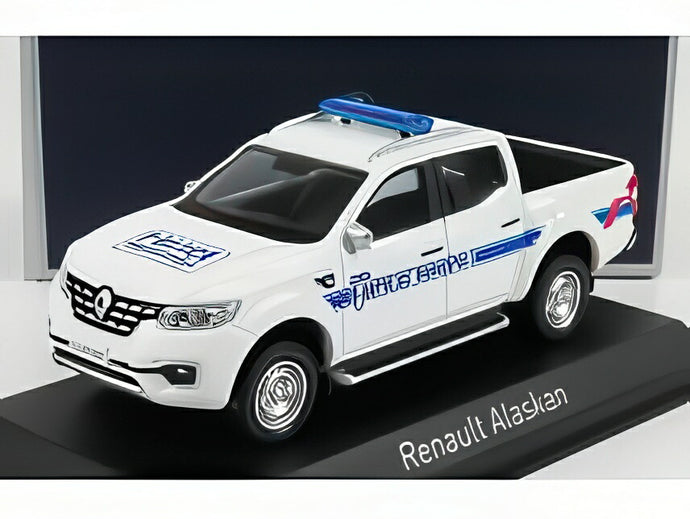RENAULT アラスカン ピックアップ 市警察 2018 ホワイト/ Norev 1/43 ミニカー