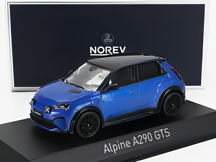 ALPINE A290 GTS 2025 ブルー/ブラック/ Norev 1/43 ミニカー