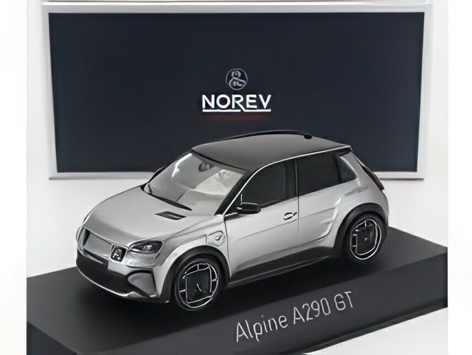 ALPINE A290 GT 2025 トルネードグレー ブラックマット/ Norev 1/43 ミニカー