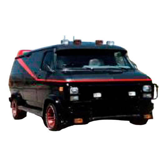 【予約】2026年発売予定 GMC VANDURA バン 1983 ブラック/グレー/レッド JET-CAR TVシリーズ 特攻野郎Aチーム仕様 / Norev 1/43 ミニカー
