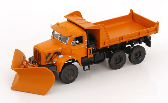 Berliet GBC 8 6x6 Chasse Neige DDE オレンジ / Norev 1/43 ミニカー