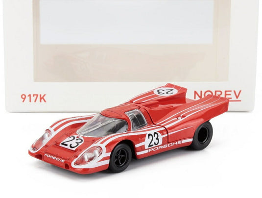 PORSCHE 917K チーム SALZBURG N 23 24h ルマン 優勝 1970 H.ヘルマン R.アトウッド レッド ホワイト/ Norev 1/43 ミニカー
