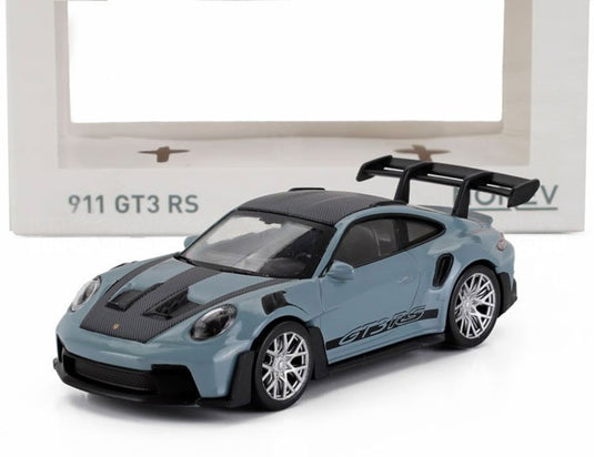 PORSCHE 911 992 GT3 RS クーペ 2022 MEISSEN BLUE ブラック/ Norev 1/43 ミニカー