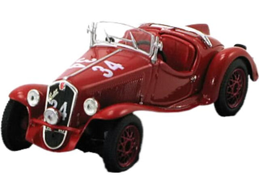 Fiat Balilla Sport No 34 ミッレミリア 1937 Berti Coen / Norev 1/43 ミニカー