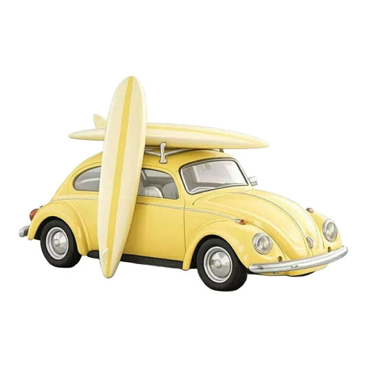 【予約】2026年発売予定 VWフォルクスワーゲン Beetleビートル 1303 マジョリーノ サーフボード付き 1973 イエロー JET-CAR / Norev 1/43 ミニカー