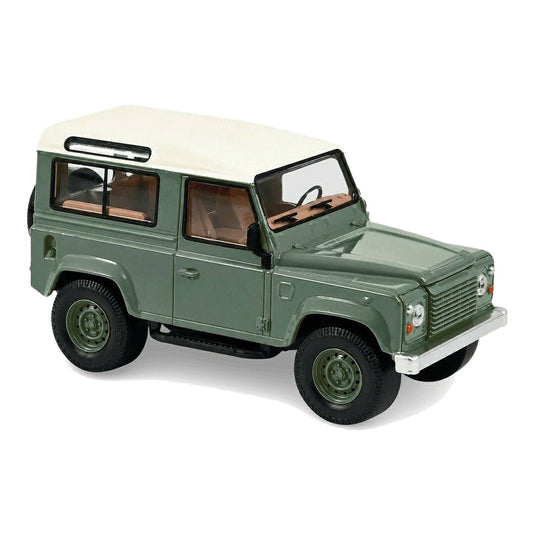 【予約】 Land Roverランドローバー Defenderディフェンダー 1995 オリーブグリーン JET-CAR / Norev 1/43 ミニカー