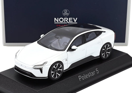 Polestarポールスター 5 2025 スノー / Norev 1/43 ミニカー