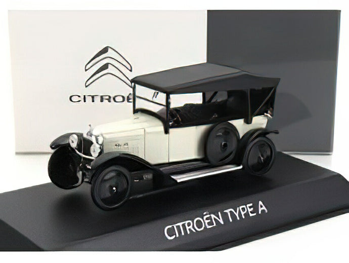 CITROEN - TYPE A CABRIOLET CLOSED 1919 - BEIGE BLACK/Norev 1/43ミニカー