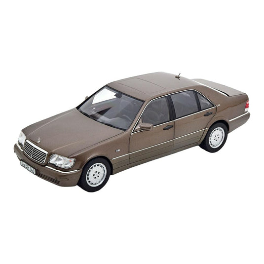 メルセデス・ベンツ S600 W140 1994-1998 ライトブラウンメタリック 特別仕様 / Norev 1/18 ミニカー