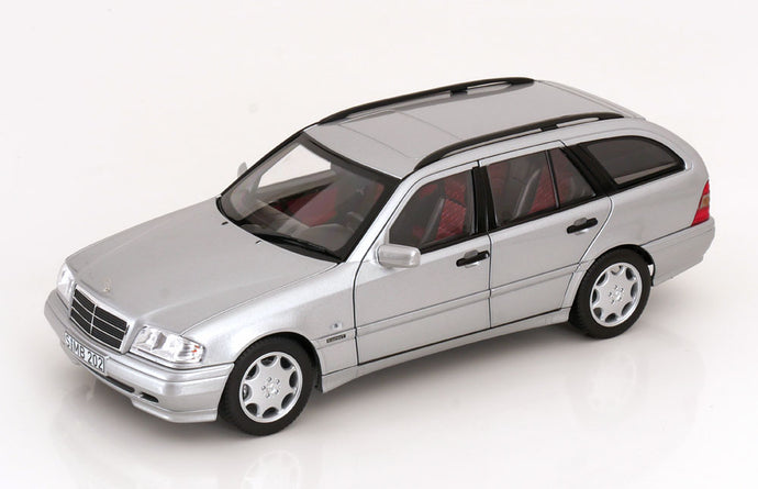 Mercedes C 200 S202 Tモデル 1997x2001 Mercedes特注 ドア開閉/ Norev 1/18 ミニカー