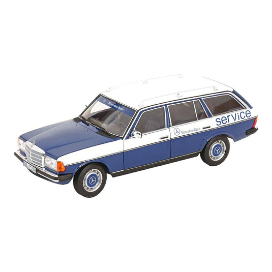 メルセデス・ベンツ 200 S123 T-Modell Mercedes Benz Service 1980-1985 ブルー/ホワイト 特別仕様 / Nore