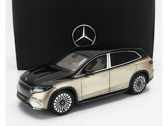 MERCEDES BENZ マイバッハ EQS 680 (Z296) SUV 2024年モデル ゴールド/ブラック/NOREV 1/18ミニカー