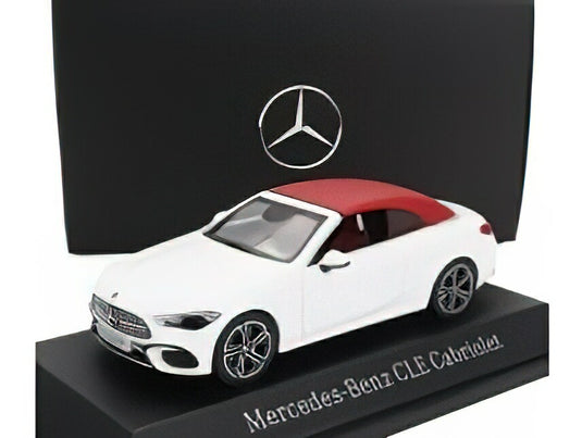 MERCEDES BENZ  CLECLASS CABRIOLET (A236) 2024  OPALITHE WHITE BRIGHT RED/Norev 1/43ミニカー