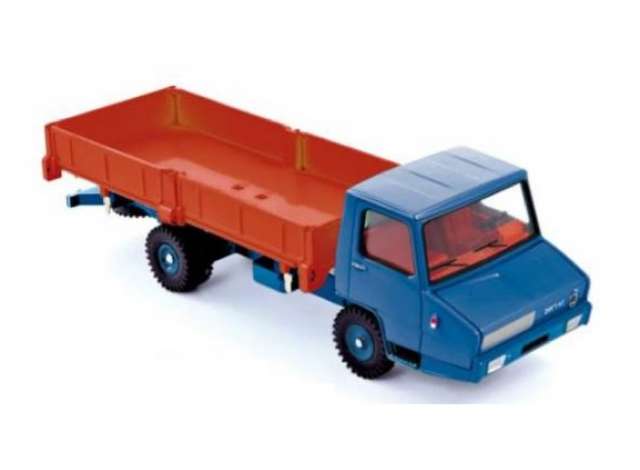 Berliet Stradair Benne basculante lat?rale, blue/orange/Norev 1/43ミニカー