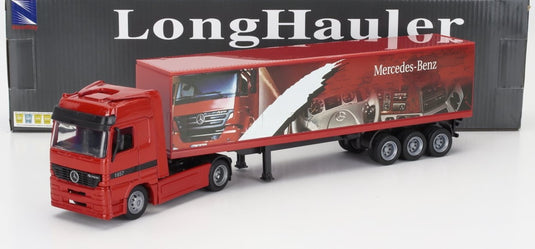 MERCEDES BENZメルセデスベンツ アクトロス 1857 トラック 1998 レッド / NEW-RAY 1/43 ミニカー