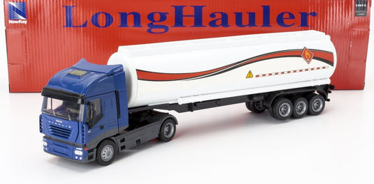 IVECO FIATイヴェコフィアット ストラリス 540 タンクローリー 2009 ブルーホワイト / NEW-RAY 1/43 ミニカー
