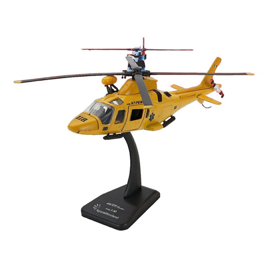 AgustaWestlandアグスタウェストランド AW109 パワー ヘリコプター 118 救急車仕様 イエロー / NEW-RAY 1/43 ミニカー