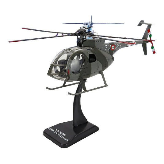 Hughesヒューズ NH500 Breda Nardi ヘリコプター Esercito Italiano イタリア陸軍 ミリタリー迷彩 72025 / NEW-RAY 1/32 ミニカー ミリタリー模型