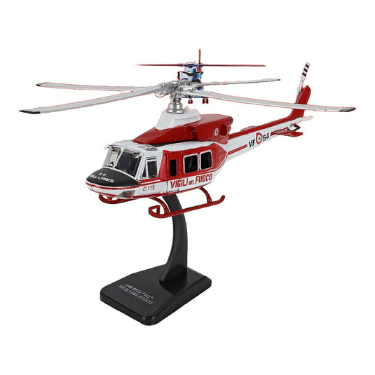 Agusta Westlandアグスタウェストランド Bellベル AB412 ヘリコプター Vigili del Fuoco レッド/ホワイト VF054 / NEW-RAY 1/48 ミニカー
