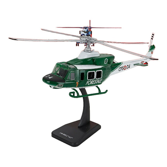 Agusta Westlandアグスタウェストランド Bellベル AB412 ヘリコプター CORPO FORESTALE #24 グリーン/ホワイト / NEW-RAY 1/48 ミニカー ミリタリー模型