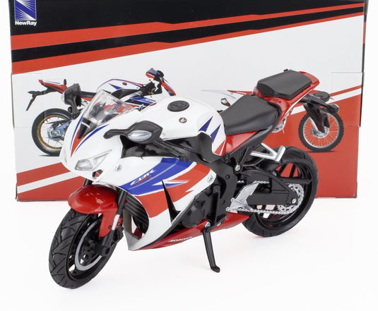 HONDAホンダ CBR 1000RR 2007 ホワイトレッドブラック MOTORCYCLE / NEW-RAY 1/12 ミニカー