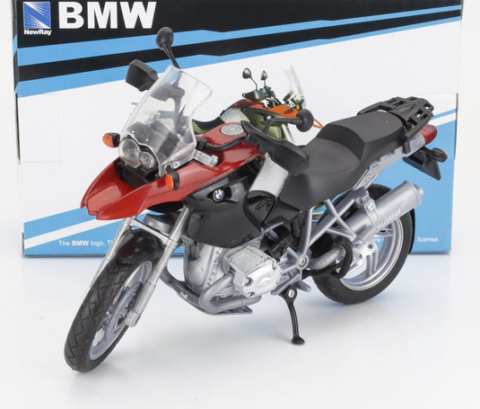 BMWビーエムダブリュー R1200GS 2006 RED レッド MOTORCYCLE / NEW-RAY 1/12 ミニカー