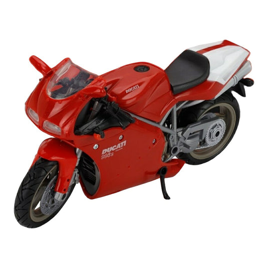 Ducatiドゥカティ 998S Testastretta レプリカ スーパーバイク 2001 レッド / NEW-RAY 1/12 ミニカー バイク模型