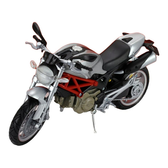 Ducatiドゥカティ Monsterモンスター 1100 2010 シルバー / NEW-RAY 1/12 ミニカー バイク模型