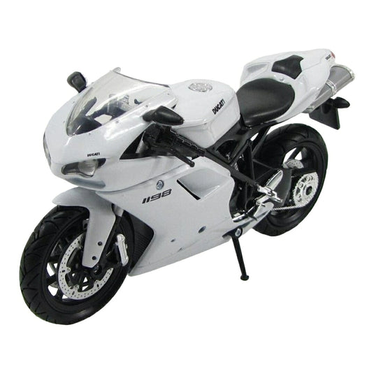 Ducatiドゥカティ 1198 2011 ホワイト / NEW-RAY 1/12 ミニカー バイク模型