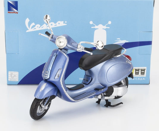 PIAGGIOピアッジオ VESPAベスパ PRIMAVERAプリマベーラ 2013 LIGHT BLUE MET ライトブルーメタリック SCOOTER MOTORCYCLE / NEW-RAY 1/12 ミニカー