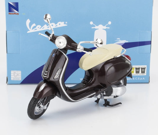 PIAGGIOピアッジオ VESPAベスパ PRIMAVERAプリマベーラ 2013 BROWN MET ブラウンメタリック SCOOTER MOTORCYCLE / NEW-RAY 1/12 ミニカー