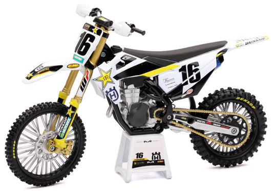 Husqvarnaハスクバーナ Rockstar Factory Racing Team FC450 2020 / NEW-RAY 1/12 バイク 模型