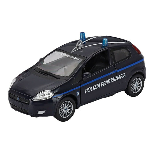 Fiatフィアット Grande Punto グランデプント Polizia Penitenziaria イタリア刑務所警察 2006 ダークブルー / NEW-RAY 1/24 ミニカー