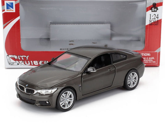 BMWビーエムダブリュー 4SERIES 4シリーズ COUPE クーペ F32 MSPORT 2014 BROWN MET / NEW-RAY 1/24 ミニカー