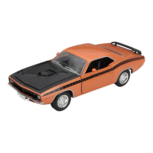 PLYMOUTH- CUDA COUPE 1970 - ORANGE BLACK